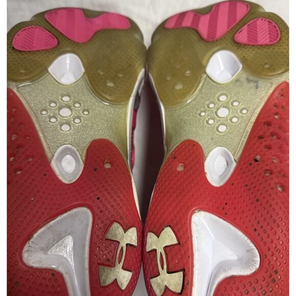 Rare Under Armour Micro G Charge BB Power In Pink Cancer edition 2012 Men’s 13 main image 13